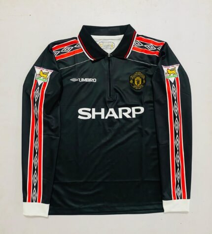 MANCHESTER UNITED 1998-99 THIRD JERSEY FULL SLEEVE — BECKHAM
