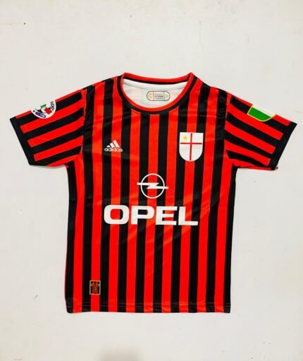 AC MILAN 1999-2000 CENETARY HOME — MALDINI(KIDS)