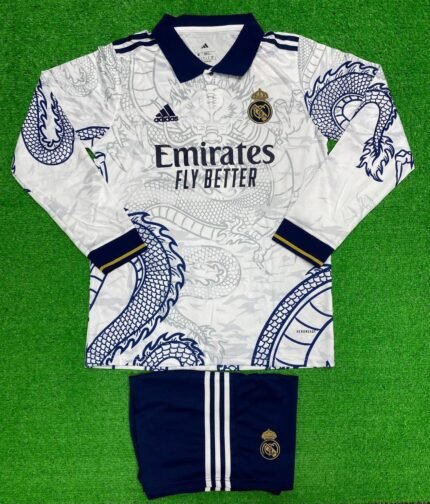 REAL MADRID 24-25 WHITE DRAGON SPECIAL EDITION FULL SLEEVE KIT