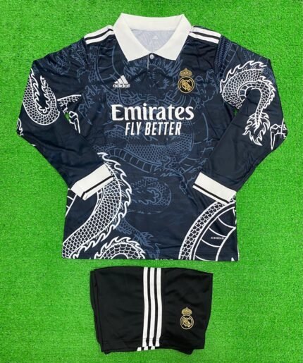 REAL MADRID 24-25 BLACK DRAGON SPECIAL EDITION FULL SLEEVE KIT