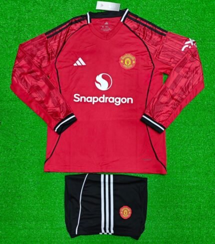 MANCHESTER UNITED 25-26 FULL SLEEVE HOME KIT