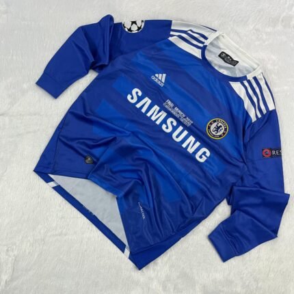 CHELSEA 11-12 HOME FULL SLEEVE — DROGBA